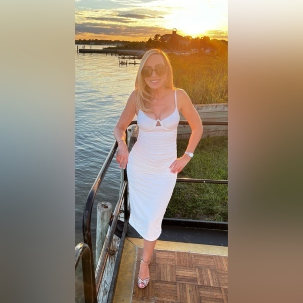 Elegant Ruched Dress Size XS